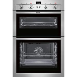 Neff Display Fanned Electric Built-in Double Oven - Stainless Steel