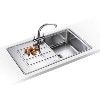 Franke APX611DP Alpina Single Bowl Stainless Steel Sink and Tap Designer Pack