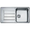 Franke APX611DP Alpina Single Bowl Stainless Steel Sink and Tap Designer Pack