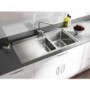 1.5 Bowl Inset Stainless Steel Kitchen Sink with Lefthand Drainer - Rangemaster Arlington