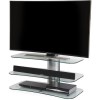 Off The Wall Arc 1000 TV Stand for up to 55&quot; TVs - Silver