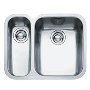 Franke Ariane Left Hand Small 1.5 Bowl Stainless Steel Chrome Undermount Kitchen Sink