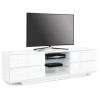 GRADE A2 - Light cosmetic damage - MDA Designs Avitus TV Cabinet in White High Gloss - up to 65 inch