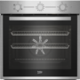 Beko Electric Single Oven with Steam Cleaning - Stainless Steel
