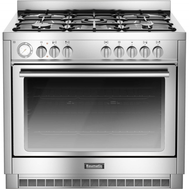 Baumatic BCD905SS Multifunction 90cm Dual Fuel Range Cooker Stainless Steel