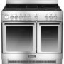 Baumatic BCE925SS Twin Cavity 90cm Electric Range Cooker With Ceramic Hob - Stainless Steel
