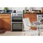 Beko BDC643W 60cm Double Cavity Electric Cooker WIth Ceramic Hob White