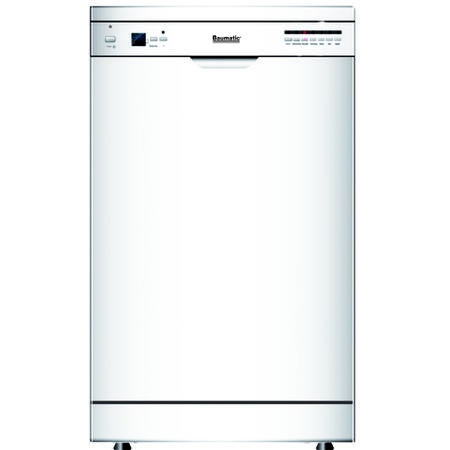 Baumatic BDF465W Slimline 45cm Freestanding Dishwasher White