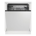 78953389/1/BDIN38440 Refurbished Beko HygieneShield Integrated Dishwasher - C-Rated Black control panel