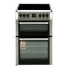 Beko BDVC667X Double Oven 60cm Electric Cooker with Programmable Timer - Stainless Steel