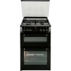 Beko BDVG697KP Double Oven 60cm Gas Cooker With Glass Lid Black