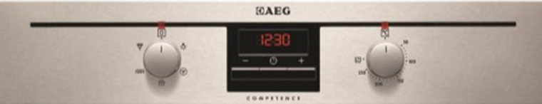 AEG integrated oven controls