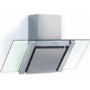 GRADE A1 - As new but box opened - Baumatic BE700GL Angled Stainless Steel And Glass 70cm Wide Chimney Cooker Hood