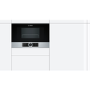 Bosch Serie 8 21L 900W Built-in Microwave with Grill - Stainless Steel
