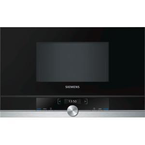 GRADE A1 - Siemens BF634LGS1B iQ700 21 Litre Built-in Standard Microwave Black And Stainless Steel