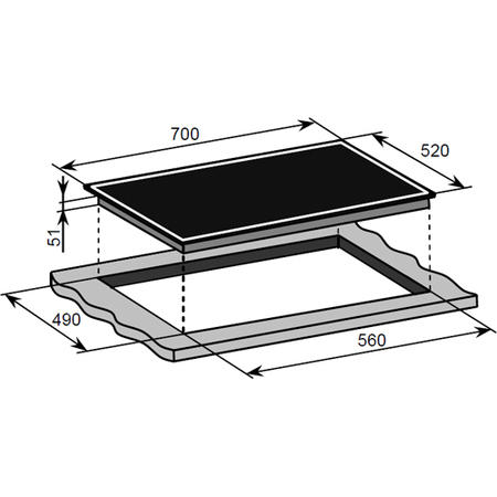 baumatic touch control ceramic hob