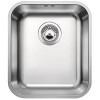 Single Bowl Undermount Chrome Stainless Steel Kitchen Sink- Blanco Supra 340-U
