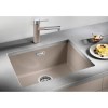Single Bowl Champagne Composite Kitchen Sink - Blanco Subline 500-U Silgranit Puradur Ii