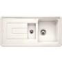 Blanco Tolon 6S Cry 1.5 Bowl Reversible Drainer Ceramic White Inset Kitchen Sink