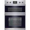 GRADE A2 - Light cosmetic damage - BAUMATIC BOD890SS Nine Function Electric Built-in Double Oven - Stainless Steel