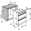 GRADE A2 - Light cosmetic damage - BAUMATIC BOD890SS Nine Function Electric Built-in Double Oven - Stainless Steel