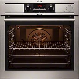 AEG BP5014301M 8 Function Electric Built-in Single Oven With Pyrolytic Cleaning - Antifingerprint Stainless Steel