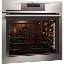 AEG BP7304151M Pyroluxe Electric Built-in Single Oven in Stainless Steel