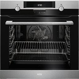 AEG BPK531020M Multifunction Electric Single Oven With Pyrolytic Cleaning - Stainless Steel