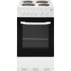 Beko BS530W 50cm Single Oven Electric Cooker With Sealed Plate Hob White