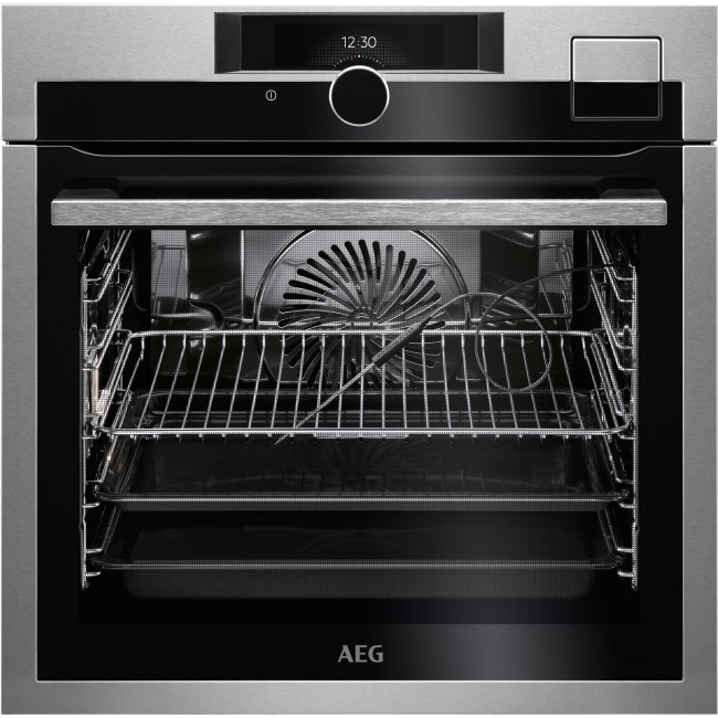 AEG BSE892330M SteamPro Multifunction Sous Vide Oven With Command Wheel Control And HD TFT Display Stainless Steel