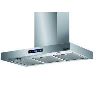 GRADE A3 - Baumatic BTC9740SS Touch Control 90cm Wide Box Design Chimney Cooker Hood Stainless Steel