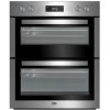 Beko Electric Built Under Double Oven - Stainless Steel
