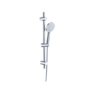 Chrome Dual Outlet Ceiling  Mounted Thermostatic Mixer Shower with Hand Shower - Flow