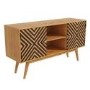 Freya Large Solid Wood TV Unit with Storage Cupboards - TV's up to 56"