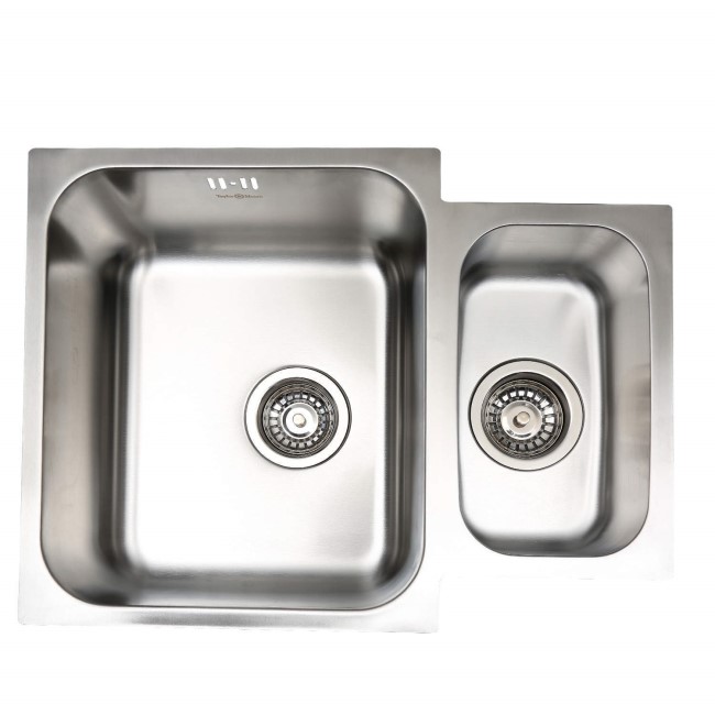 GRADE A1 - Taylor & Moore Superior 1.5 Bowl Undermount Stainless Steel Sink