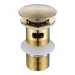 GRADE A1 - Brushed Brass Click Clack Slotted Basin Waste - Arissa