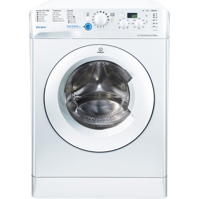 Indesit BWSD71252WUK Innex 7kg 1200rpm Freestanding Washing Machine White