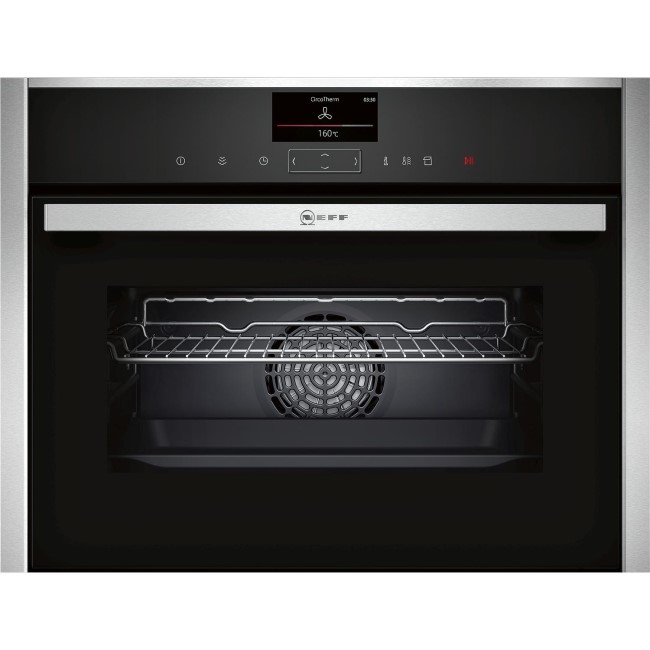 NEFF C17FS32N0B Compact Built-in Steam Oven Stainless Steel