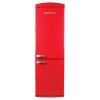 GRADE A2 - Servis C60185NFR Freestanding Retro Fridge Freezer Red