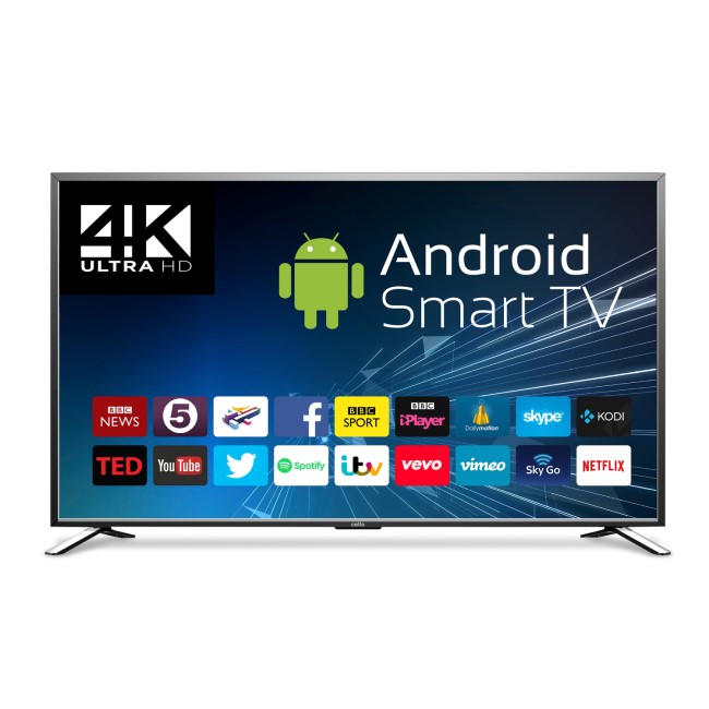Ex Display - Cello C85ANSMT-4K 85" 4K Ultra HD LED Smart TV with Android