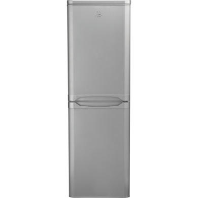 GRADE A2 - Indesit CAA55SI 55cm Wide Freestanding Fridge Freezer in Silver