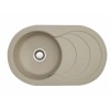 Astracast CC10RHHOMESK Cascade Single Bowl &#39;Granite Rok&#39; Composite Sink in Beige