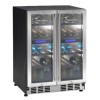 Candy CCVB110T 60cm Wide Wine Cooler Stainless Steel