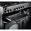 Rangemaster 95930 Classic Deluxe 100cm Electric Range Cooker with Induction Hob in Cream and Chrome
