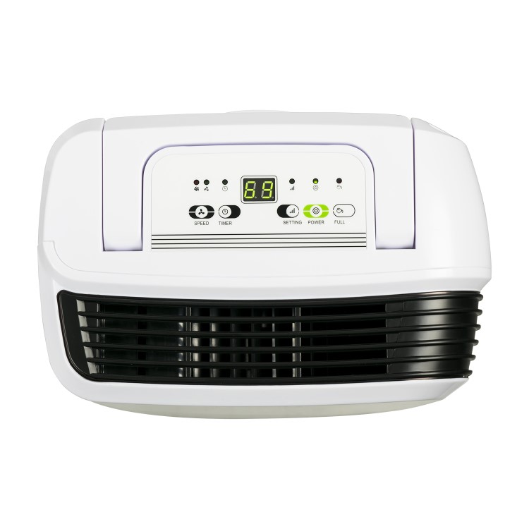 electriQ 12L Slim premium Anti-bacterial Wall-mountable Dehumidifier-up to 3 Bed House