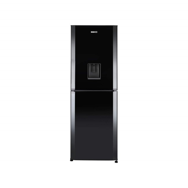 GRADE A2 - Beko CFD5834APB 149L 183x55cm Wide Freestanding Fridge Freezer With Water Dispenser Black