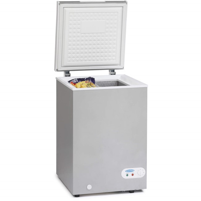 GRADE A2  - Ice King CH101S 100 Litre Freestanding Chest Freezer - Silver