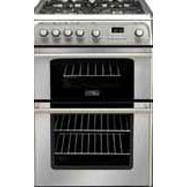 Hotpoint CH60GPXF Professional Double Oven 60cm Gas Cooker in Stainless Steel
