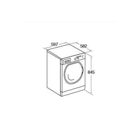CDA CI261WH 9kg 1200rpm Freestanding Washing Machine - White