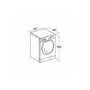 CDA CI261WH 9kg 1200rpm Freestanding Washing Machine - White